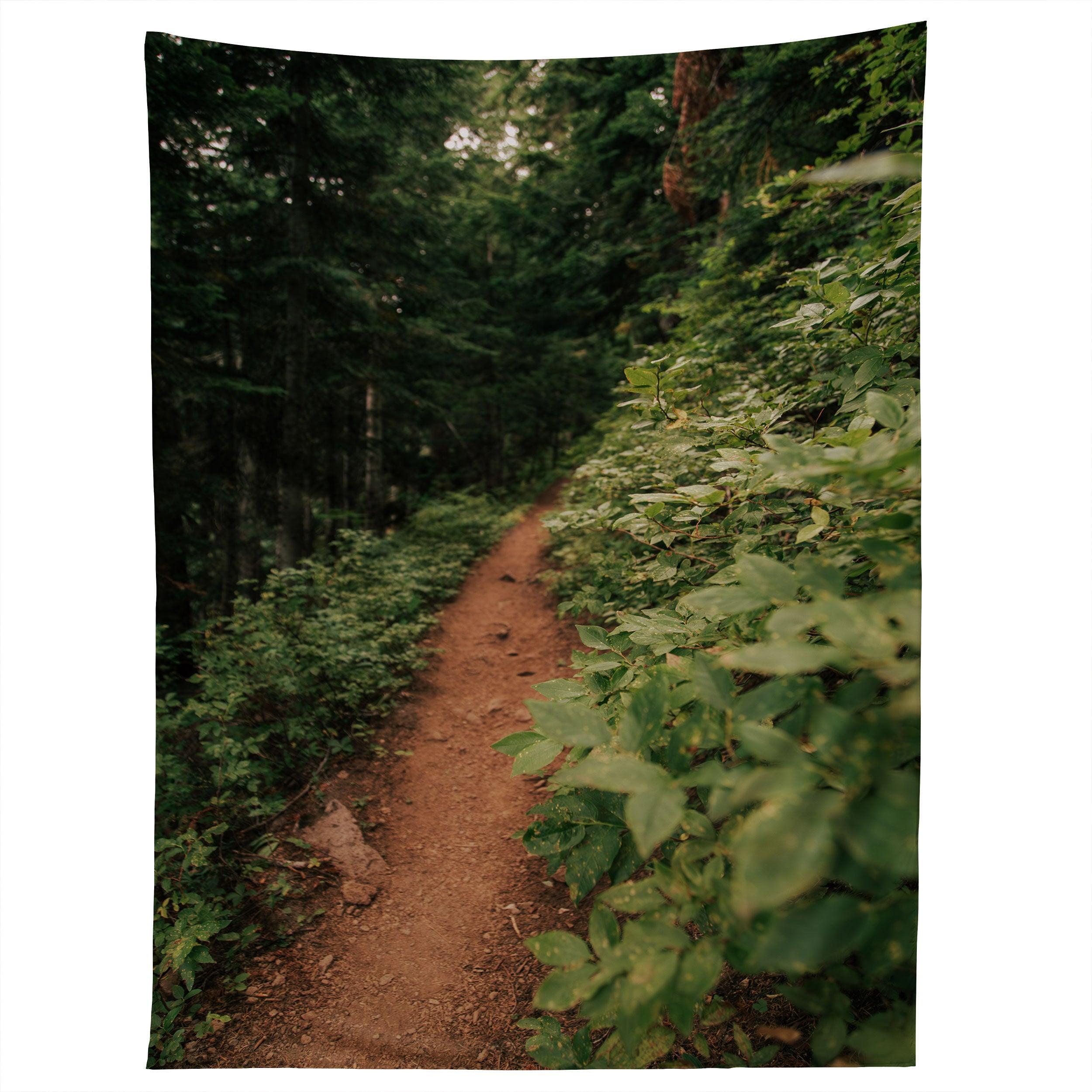 THROUGH THE GREEN tapestry 75x100