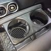 For Benz C-Class W206 2022-2024 Carbon Fiber Rear Water Cup Cushion Panel Trim Cover Car Interior Accessories Decorative Sticker