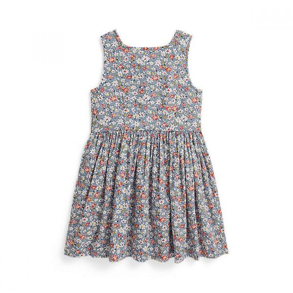 Polo Ralph Lauren Girls Cotton Poplin Dress Floral 2 6 Years Cwpodrsr3d21150400