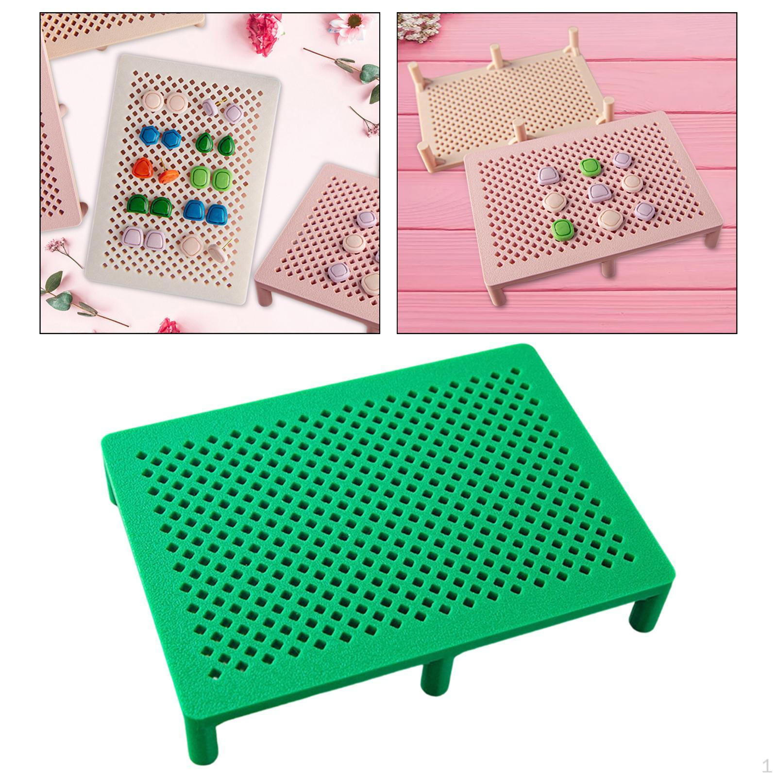 

Earring Holder Compact Clay Tool Stable Crafting Aid for Resin Coating Handmade Beads Green