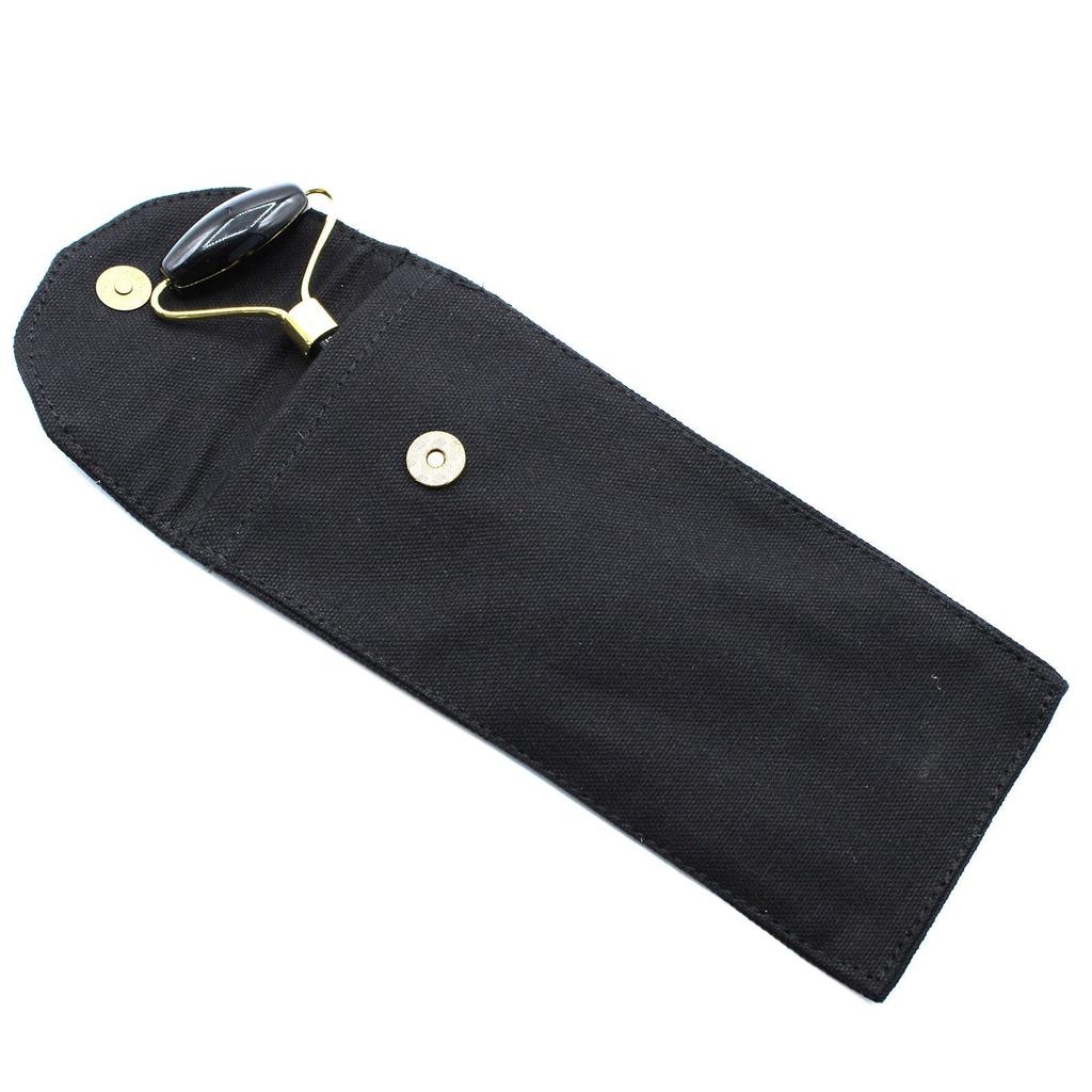 Facial Roller Black Obsidian Gemstone Massager