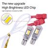 Motorcycle High Brightness T10 Indicator Light Bi-colour Turn Signal Light T15 2835 16led W5W Tail Lights Bulb Running Lamp