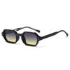 New Black Square Retro Sunglasses Branded Designer Concave Irregular Thick Frame Men Women Fashion Sun Glasses Uv400