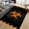 Spider Biohazard Rug for Unique Decor Suitable for use as an anti-slip game mat for living room and bedroom sofas