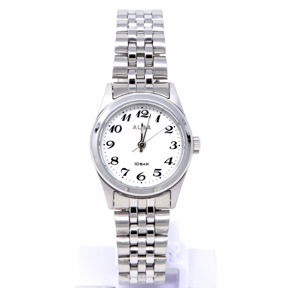 Seiko Watch Alba Watch Quartz Stainless Steel Reinforced Waterproof for Daily Life Analog SEIKO ALBA Women's (10 ATM) (Silver (AEGK429))