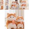 Adorable Plush Cat Doll Cute Fish Hugging Cat Stuffed Toy Pillow Gift For Kids