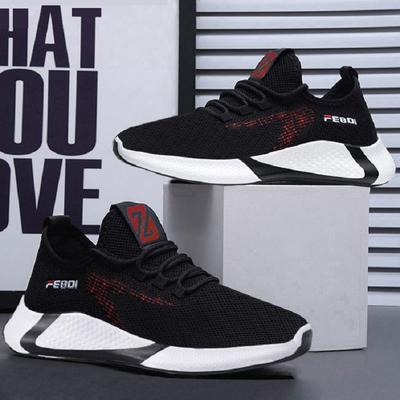 Spring and Autumn Men's Sports Shoes Round Head Trend Casual Shoes Men's Running Shoes Street Stall Supply Shoes