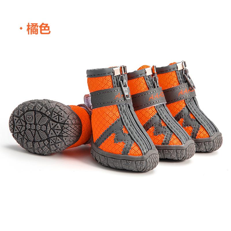 New spring and summer breathable pet shoes non-slip and wear-resistant going out anti-dirty pet foot cover pet dog shoe cover