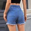 Ladies' Casual  Versatile Fashionable Denim Shorts