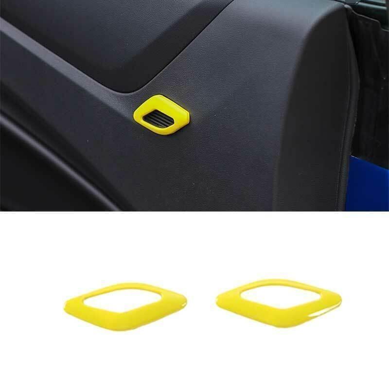 For Chevrolet Camaro 2016-2024 Glossy Yellow Inner Door Horn Frame Cover Trim