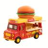 Simulación Aleación Helado Hamburguesa Comida Rápida Camión Modelo Sonido y Luz Rebote Coche de Juguete para Niños Regalo
