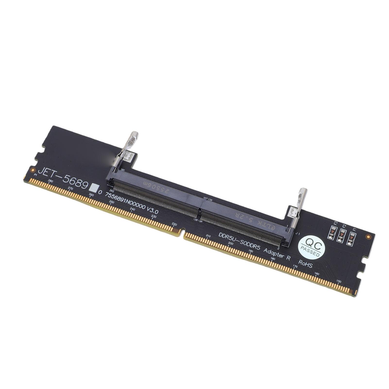 

Адаптерна карта DDR5 U-DIMM на SO DDR5 RVS Конвертер пам яті для ноутбука на настільний ПК для ремонту та обслуговування комп ютерів