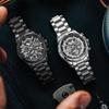 Mark Fairwhale Waterproof Luminous Double-Sided Skeleton Automatic Mechanical Watch