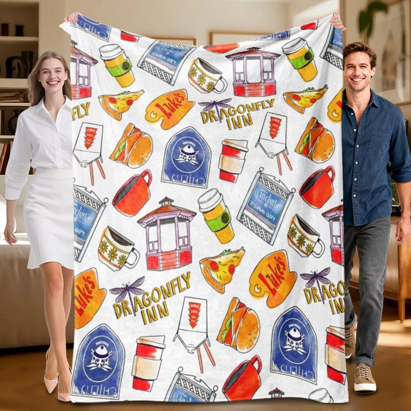 

1 piece flannel blanket, soft, suitable for sofa, bed, office, all-season use. 70x100cm