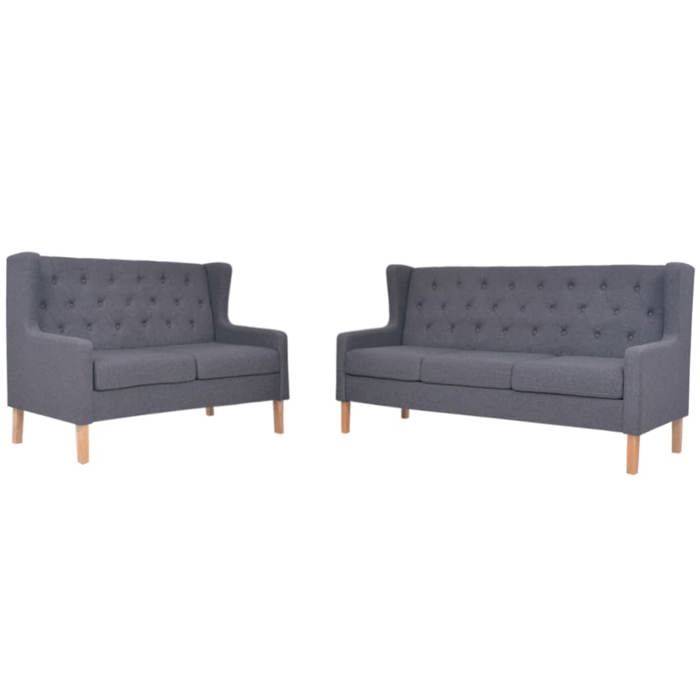 VidaXL Ensemble de Canapé 2 pcs Sofa de Salon Canapé de Salle de Séjour Meuble de Salon Sofa de Salle de Séjour Intérieur 274934