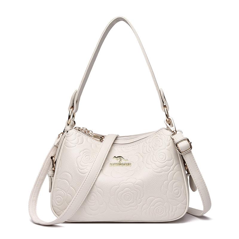 Handbag - Elegant Middle-aged Mother Bag - Casual Single-shoulder Crossbody Bag