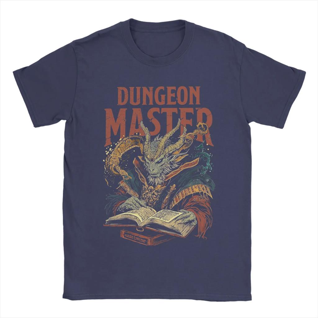 Summer Men Women Dungeon Dragon DnD Master T-shirt Cotton Clothes Retro Round Neck T-shirtT-shirt Street Wear