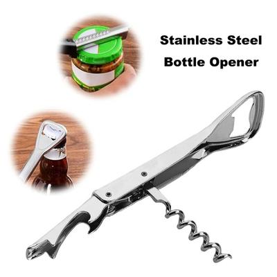Décapsuleur manuel en acier inoxydable pour mains faibles, durable, ouvre-boîte et ouvre-boîte multifonctionnel