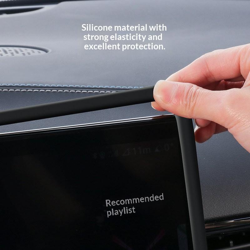 For BYD Seal EV 2022 2023 2024 Car Navigation Screen Protective FErame Silicone Cover