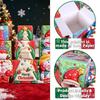 3PCS Santa Claus Christmas Gift Box 3 Size Cookies Snack Boxes Candy Gift Boxes  Home Decoration