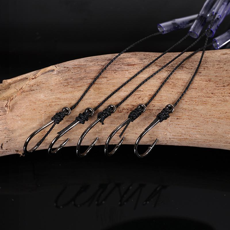 Dyneema Anti-Tangle Sea Rod Snood Hooks - 5-Pack Fishing Tackle