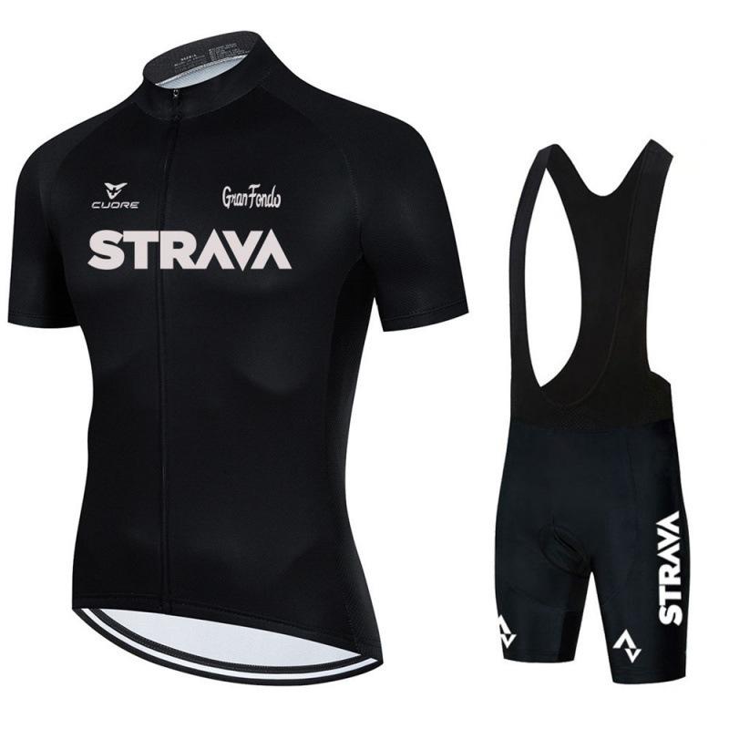 Foreign Trade Hot-selling Short-sleeved Cycling Suit Men's Tight-fitting Bicycle Downhill Suit Outdoor Quick-drying Breathable Mountain Bike