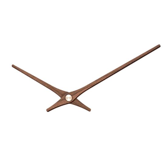 2Pcs/Set Clock Pointers Solid Wood High Torque Repair Parts DIY 12/14 Inch Wall Quartz Clock Hands for Home