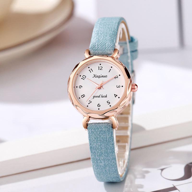 Fashionable Korean Women s Casual Quartz Watch - Minimalist and Trendy Design синий