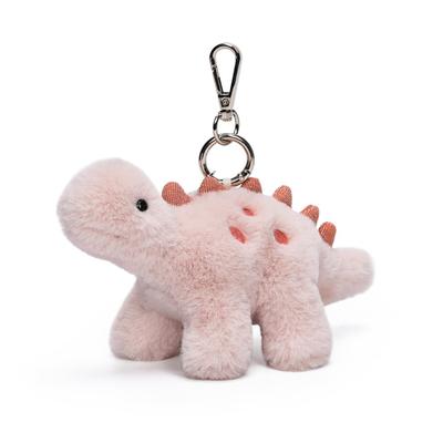 McHugs Elegant Stegosaurus Bag Charm Stegosaurus Orange Dinosaur Keychain MC600228A