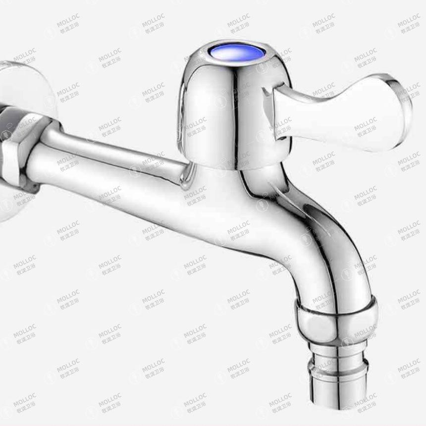 Dual-Use Pure Copper Washing Machine Faucet with Quick Open Feature