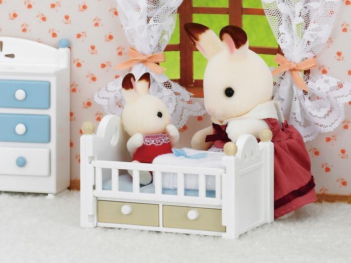 Buy Sylvanian Families Poupees Et Accessoires Bebe Lapin Chocolat Lit Chocolate Rabbit Baby Set At Affordable Prices Free Shipping Real Reviews With Photos Joom
