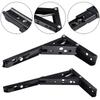 4/8/10/12 Inch Wall Mounted Triangle Folding Angle Bracket Work Bench Table Shelf Bracket Furniture Heavy Support Hardware