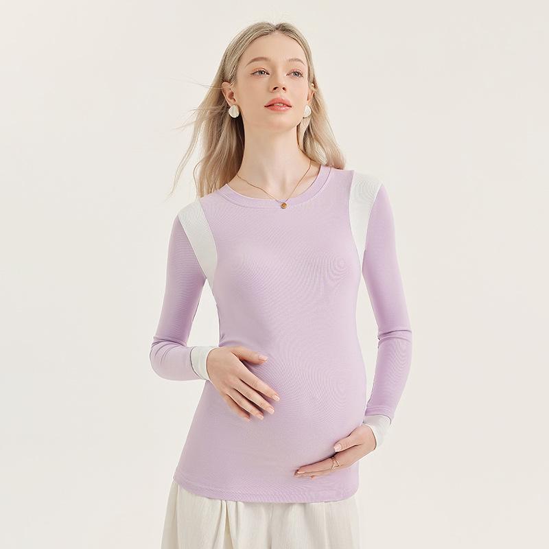 Maternity Modal Long Sleeve Base Layer Top