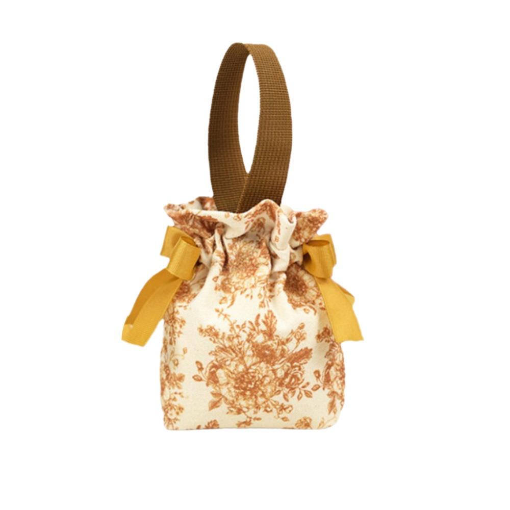 

Drawstring Wedding Candy Bag Canvas Chinese Style Handbag Traditional New Year Gifts Bag Birthday Style 7