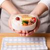 CORETARI Bento Microwave and Dishwasher Small White (Coretari) Japanese-Made Box, Two-Tier, 430ml, Safe, Oval,