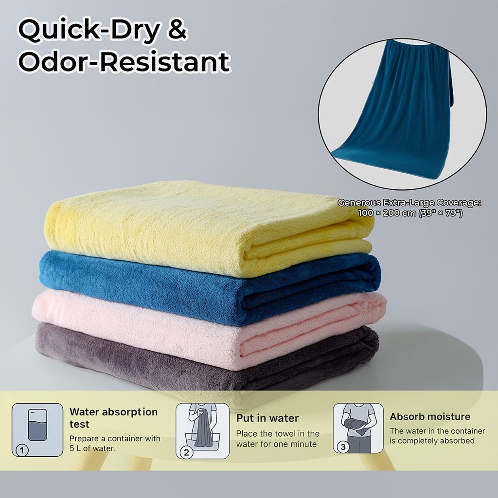Towels  Includes 1pc Extra Large Towel Multifunctions, Wash Cloths