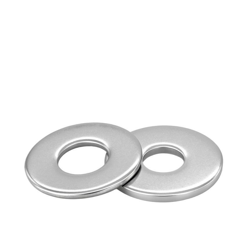 Yigu American 304 Stainless Steel Enlarged Thickened Washer 7/8" Hardware Screw Flat Round Piece