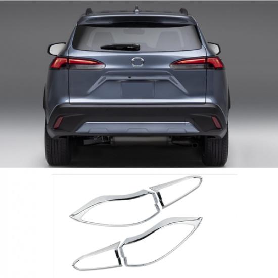 Chrome Rear Tail Light Lamp Cover Trim 4pcs For Toyota Corolla Cross