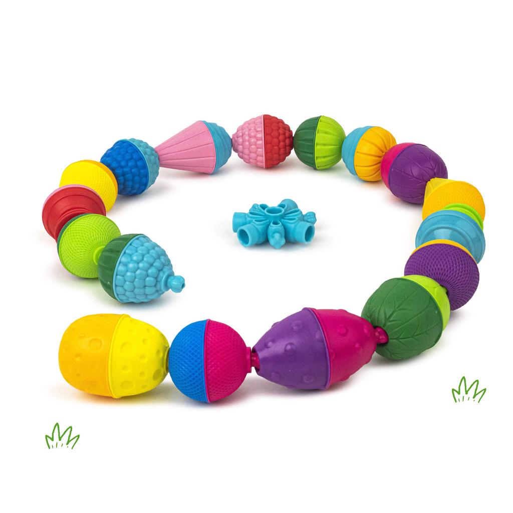 Lalaboom Baby Toy Lalaboom Bead Bag 48 Authentic Set, Pieces, BL460,