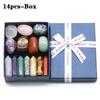 14PCS Natural Stone Set 7 Chakra Reiki Healing Stone Quartz Mineral Ornament Healing Gemstone Home Decoration Craft Stones Gifts