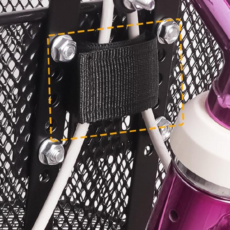 Detachable Childrens Bikes Front Handlebars Basket Metal Tricycle Basket Bicycles Basket Gift for Girl and Boy