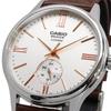 CASIO BESIDE Quartz Sapphire Brown Leather International Model [Casio] Men's Watch, Glass, BMS-100L-5AV, Band, 24-Hour Display, Silver, [Used]