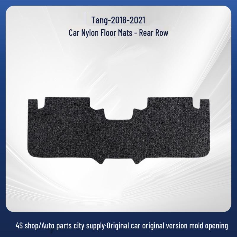 Black Nylon Flocking Floor Mats for BYD Tang 2018-2021