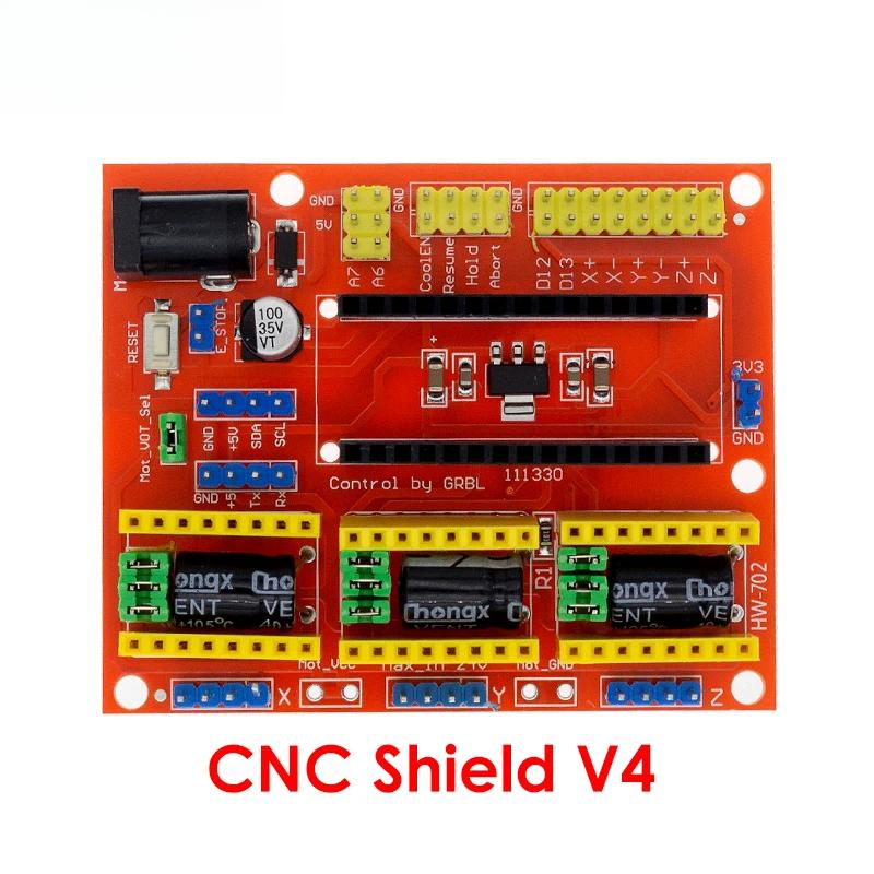 CNC Shield V3/CNC Shield V4 Graveringsmaskin / 3D-skriver / A4988 Driver Utvidelseskort for arduino DIY-sett
