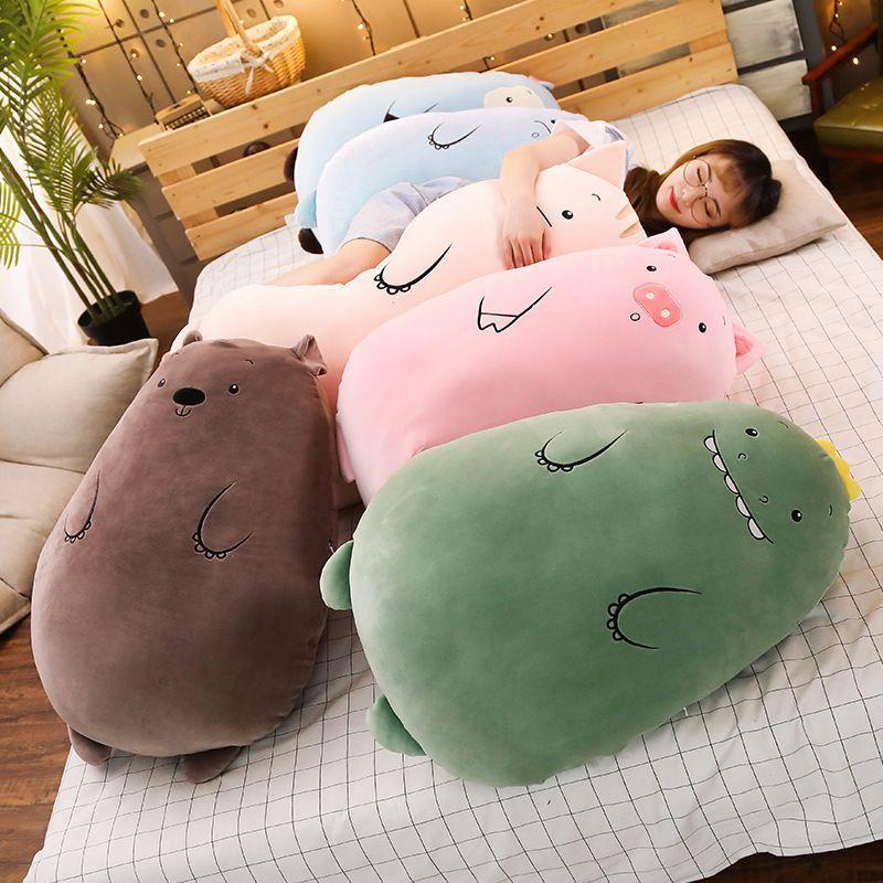 Stuffed Toys Stuff Toy Plush Plushie Dinosaur Bear Pillow Big Cat Pig Unicorn