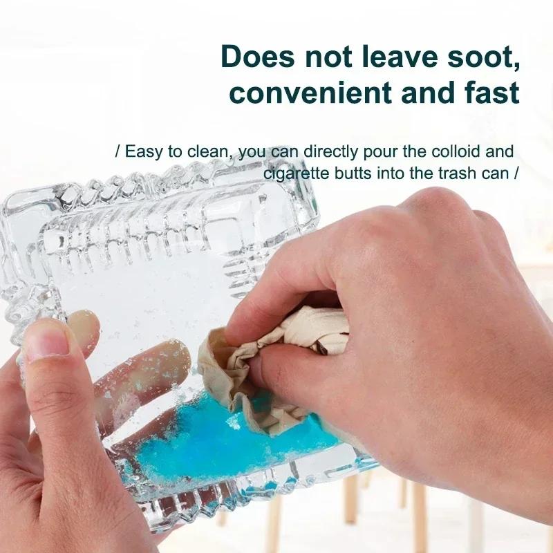 30pcs Disposable Ashtray Smoke Removal Sand Remove Smoke Smell Family Convenient Disposable Practical Ashtray-amagi