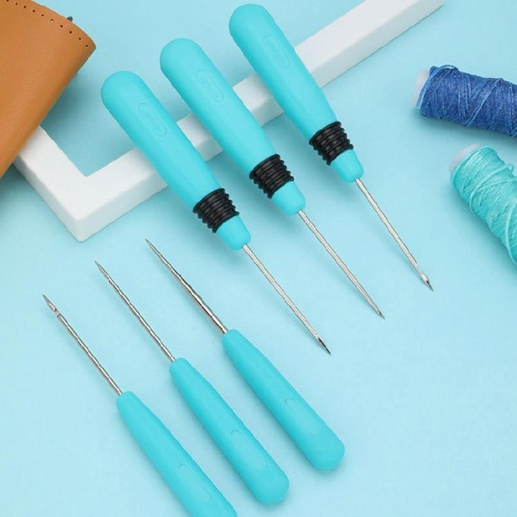 4 Pcs Stitcher Sewing Awl Leather Tool Cone Needle Shoe Repair Needle Tool Handmade Leather Tool