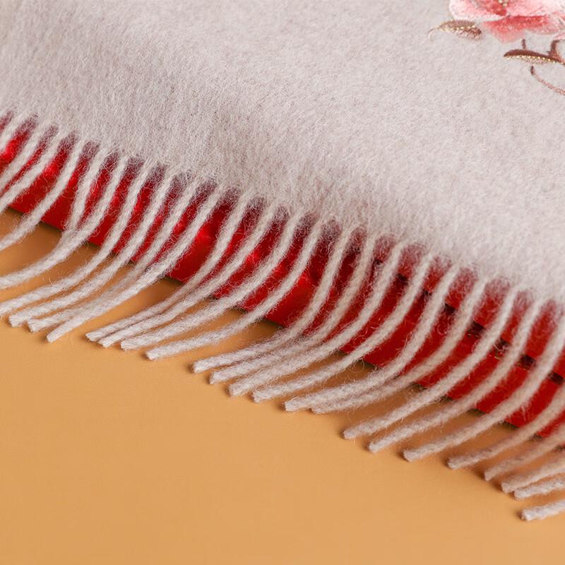 Hangsilu Women's Wool Embroidered Scarf Shawl