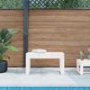 VidaXL Garden Bench White 80x38x45 Cm Solid Pine Wood 825087