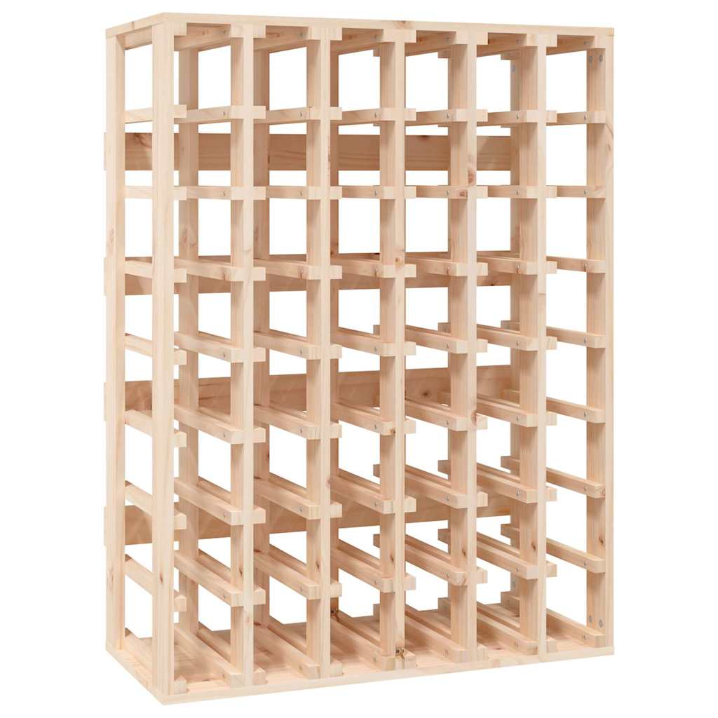 Wine Rack 70 X 33 X 94 Cm Solid Pine Wood